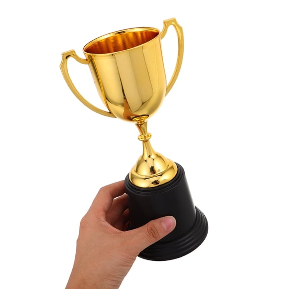 AURARMLET Set of 2 Colorful Plastic Trophy Awards for Academic Excellence and Competition Winners Recognition