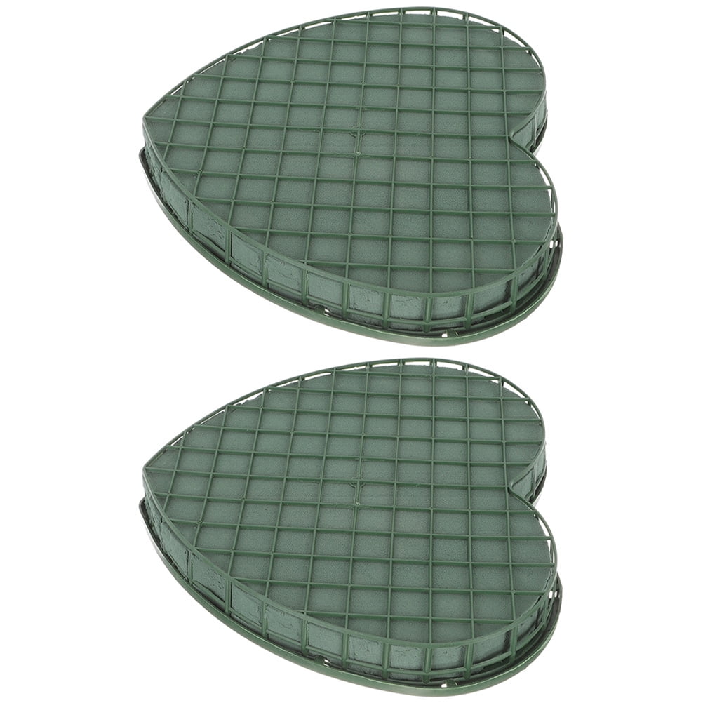 AURARMLET 2Pcs Green Floral Mud Holding Cage for Wedding Car Flower Arrangement Supplies