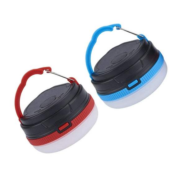 AURARMLET 2Pcs Led Tent Lights Blue with 3 Lighting Modes for Indoor/Outdoor Use