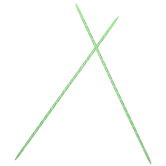 AURARMLET 2-Piece Light Green Knitting Tool Set Comfortable Grip Ideal for Yarn Crafting and Sweater Making