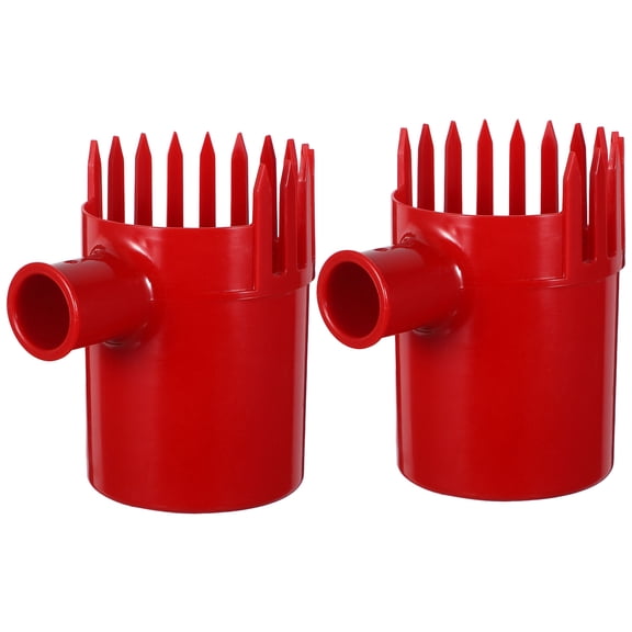 AURARMLET 2Pcs Lightweight Plastic Berry Picker Tool Red for Easy Blueberry Harvesting Outdoors