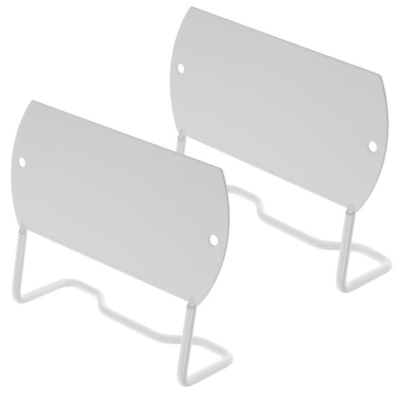 AURARMLET 2Pcs White Mattress Retainer Bars for Metal Bed Frame Prevent Sliding and Shifting