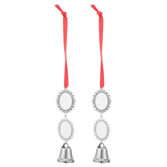 AURARMLET 2Pcs Metal Sublimation Ornaments Bell for Fireplace Decoration Families