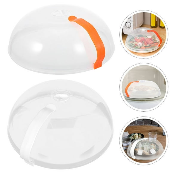 AURARMLET 2-Pack Microwave Splatter Shield with Certified ABS Material, Kitchen Utensils for Cooking and Food Safety