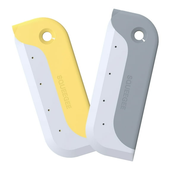 AURARMLET 2Pcs Mini Squeegee Tpr for Shower Door and Window Cleaning Household Tools