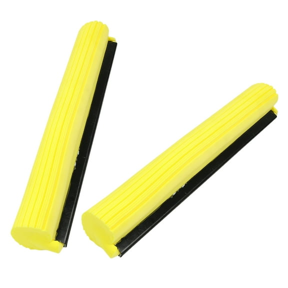 AURARMLET 2-Pack Yellow Sponge Mop Replacement for Household Cleaning Accessories