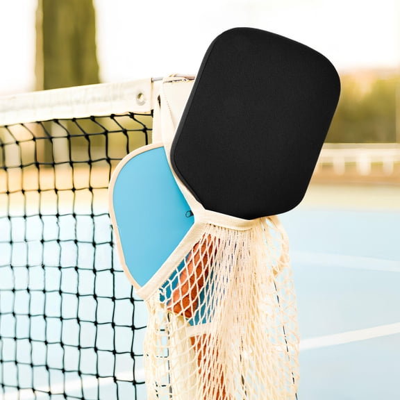 AURARMLET Set of 2 Black Rubber Pickleball Protectors for Outdoor Use and Multifunctional Sports Accessories