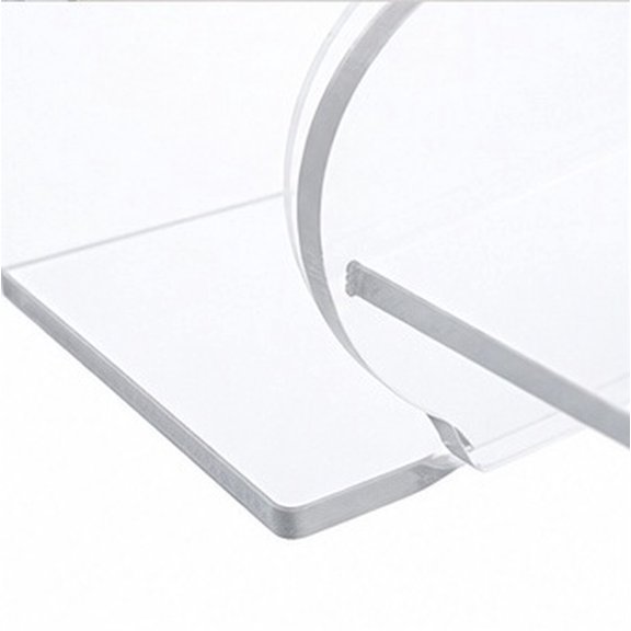 AURARMLET 2Pcs Nordic Style Cloud Floating Shelf Transparent Wall Shelf for Bathroom and Bedroom Storage