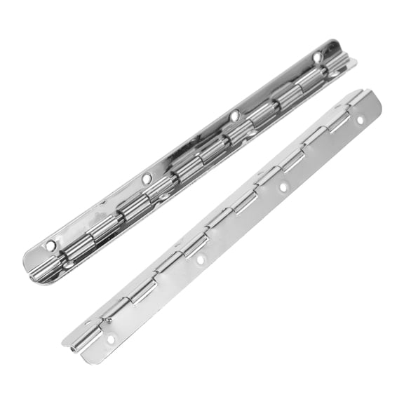 AURARMLET 2Pcs Piano Hinge Silver Iron Decorative For Homeowners