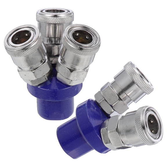 AURARMLET 2Pcs Pneumatic Quick Coupling for Corrosion Resistance in Industrial Settings