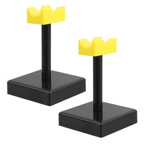 AURARMLET 2-Pack Black Plastic Rotating Observation Stand Base for Science Class and Teachers' Educational Use