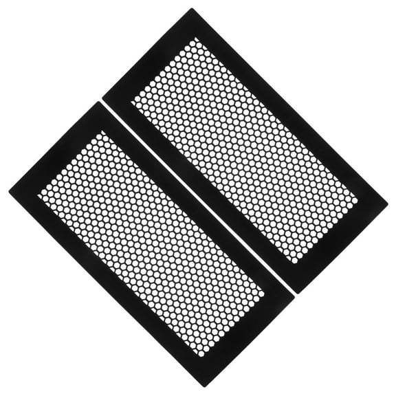 AURARMLET 2Pcs Flexible Silicone Floor Vent Screen 4x10 with Mesh Airflow Vent Cover