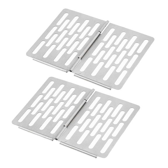 AURARMLET 2-Pack Stainless Steel Grill Rack for Camping Outdoor Barbecue BBQ Accessories