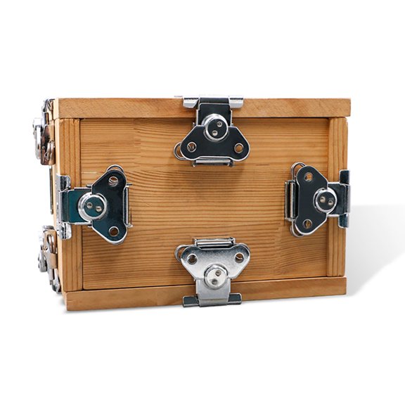 AURARMLET Spring Loaded Drawer Latch Silver Case Box 2Pcs 1.97x1.93x0.47In