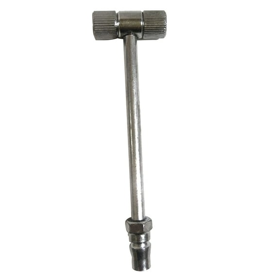 AURARMLET Truck Tire Air Chuck T Shaped Tire Inflation Chuck 2Pcs Stainless Steel for Car Motorcycle