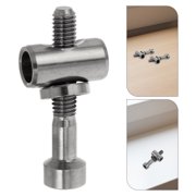 AURARMLET Bike Seatpost Fixing Bolts Silver Titanium Anti-Loosening Durable 2Pcs