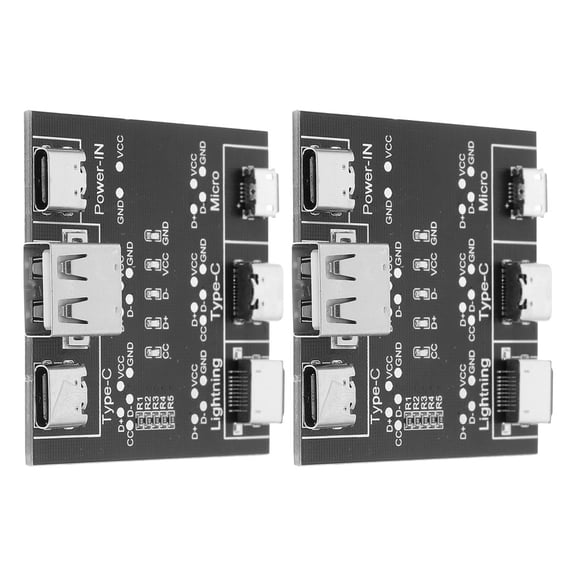AURARMLET 2Pcs USB Cable Tester Tool for Data Wire Detection with Short Circuit and Fast Accuracy Testing