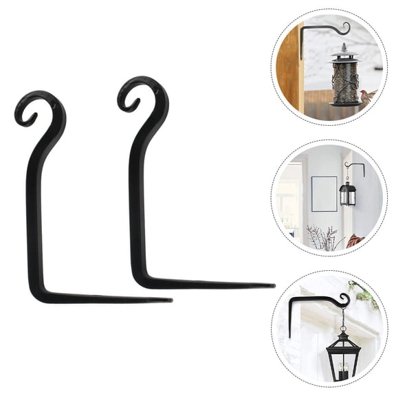 AURARMLET 2Pcs Wall Mounted Hangers for Plants with Design for Homeowners and Gardeners 5.67x3.78x0.79in