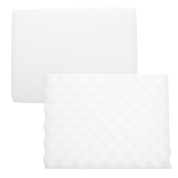 AURARMLET 2Pcs Wave Shape Fondant Sponge Pads White for Cake Decorating and Pastry Baking