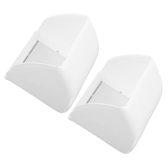 AURARMLET 2-Pack White Weatherproof Outlet Covers for Outdoor Use, Easy to Install with and Sturdy Construction