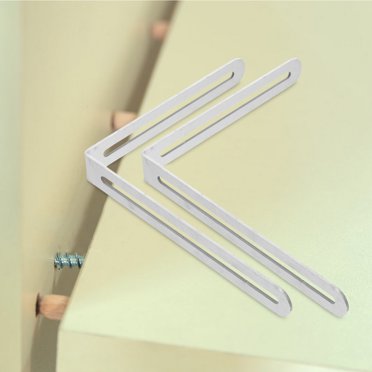 20-Pack Large Galvanized Steel L-Brackets – 4-Inch (100mm) – For Shelves, Corners, DIY Projects