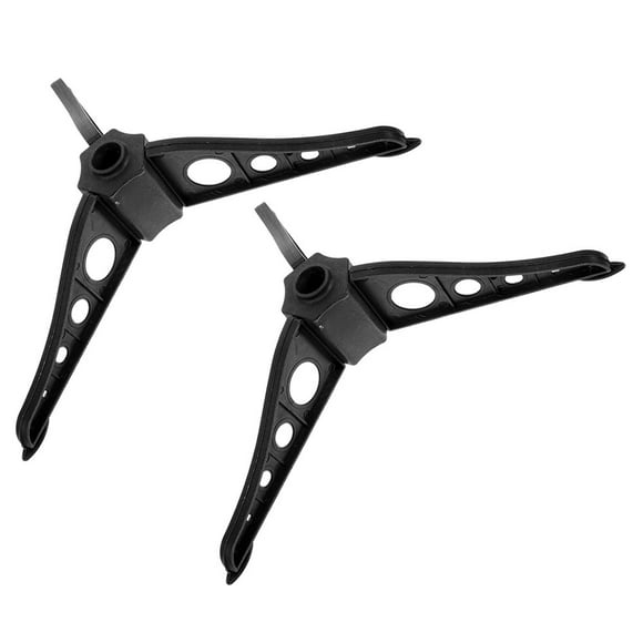 AURARMLET 2Pcs Xmas Tree Stand Legs Black Plastic Artificial Christmas Tree Stand Replacement For Decorators