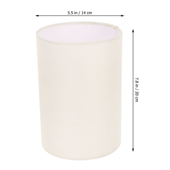 AURARMLET bedroom lamp shade 2Pcs Linen Round Simple and Modern Design for Table Light