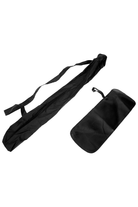 2-Pack Black Umbrella Carrier with Rain Absorption, Water-Resistant Umbrella Sleeve for Travel and Outdoor Use