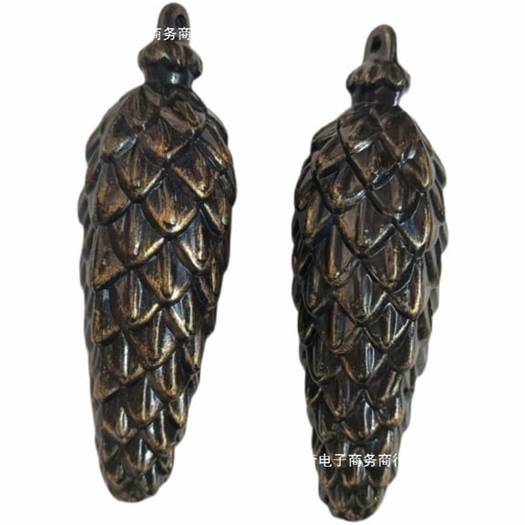AURARMLET Antique Style Clock Pendulum, Plastic Pine Cone, Easy Maintenance, Versatile Compatibility, 2Pcs