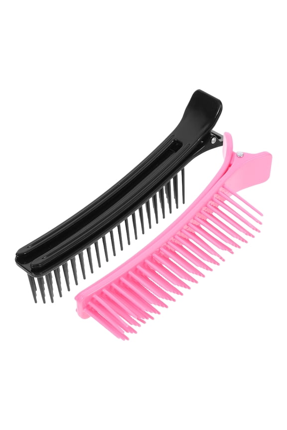 Layered Setting Clips Assorted Color Plastic for Styling and Decoration 2Pcs