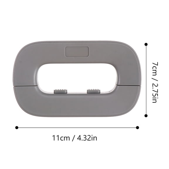 AURARMLET 2-Pack Refrigerator Locks for Home Safety, Grey ABS, Multifunctional Design to Prevent Pinching for Parents