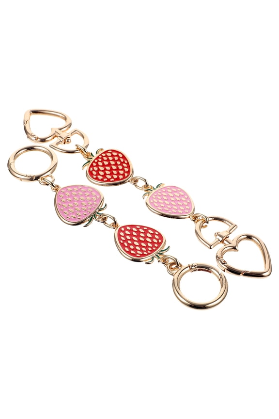 2-Pack Metal Chain Bag Straps for Women, Simple Design, Daily Use, Bag Extension Accessories