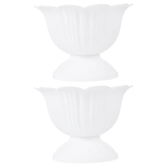 AURARMLET 2-Pack Mini Pots Compact PP Material for Garden Decor, Wedding Centerpieces, Indoor Outdoor Use