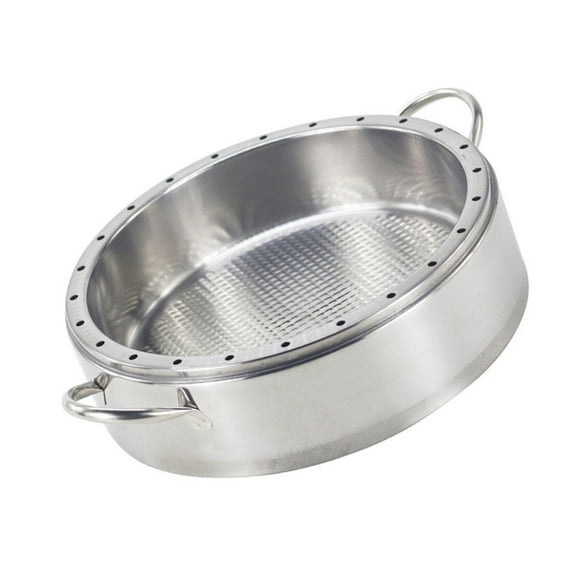 AURARMLET Multi Function Stainless Steel Food Steamer Basket Compact Kitchen Tool for Eggs Corn and Seafood
