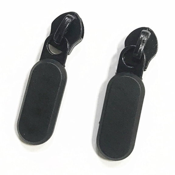 AURARMLET 32Pcs Black PVC Zipper Puller Compatible with Luggage Clothing Home Textiles