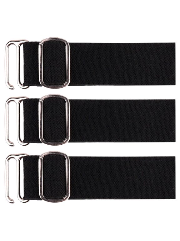 3Pcs Adjustable Black Hat Strap Replacement Cap Extender Durable Portable Hat Accessory for Comfort