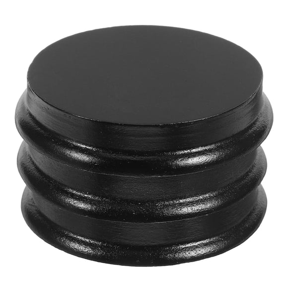 AURARMLET Black Wooden Base for Home Action Figures and Dolls Display 3Pcs