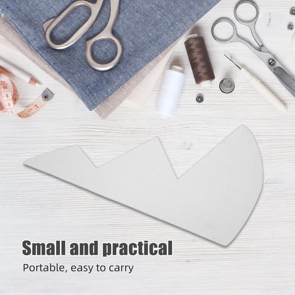 AURARMLET 3-Piece Transparent Acrylic Christmas Tree Sewing Templates Quilting Stencils for Handmade Crafts and Sewing Projects