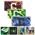 thumbnail image 1 of AURARMLET 3Pcs Football Bands for Arms Camouflage Blue for Safety in Outdoor Sports, 1 of 8