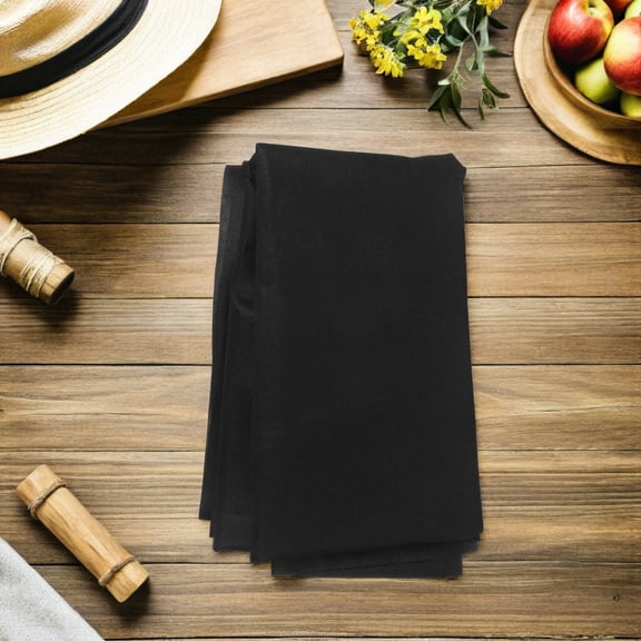 AURARMLET Black Breathable Fabric Plant Pot Liner 1.6x2.1m 3 Pieces