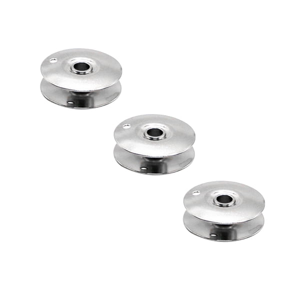 AURARMLET Sewing Machine Accessories Silver Iron 3Pcs 0.9x0.9x0.3In
