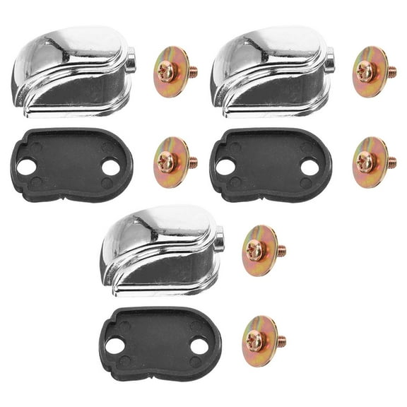 AURARMLET 3pcs Metal Drum Hooks Replacement Set for Drum Hardware Stability and Percussion Accessories