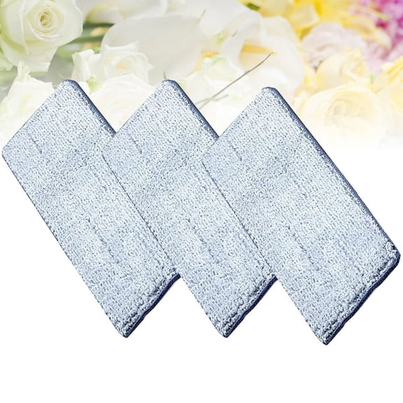 AURARMLET 3-Pack Mop Pads Replacement for Wall and Floor Cleaning, Easy to Attach and Wash