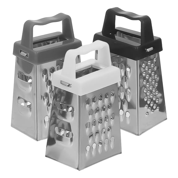 AURARMLET Safe and Vegetable Grater with 4 Sides for Easy Shredding 3Pcs