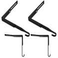 thumbnail image 1 of AURARMLET 4-Pack Metal Hanging Hooks with Adjustable Sleek Design for Home Organization and Everyday Use, 1 of 8