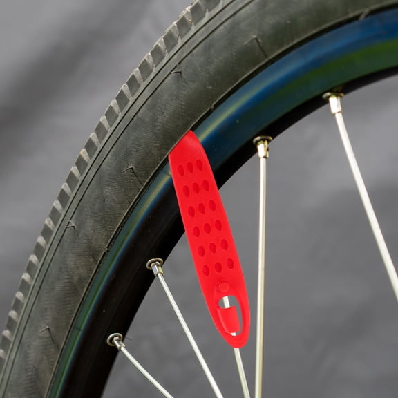 AURARMLET 4Pcs Bike Tire Changing Tools Set Red POM Multifunctional Repair Kit for Cyclists