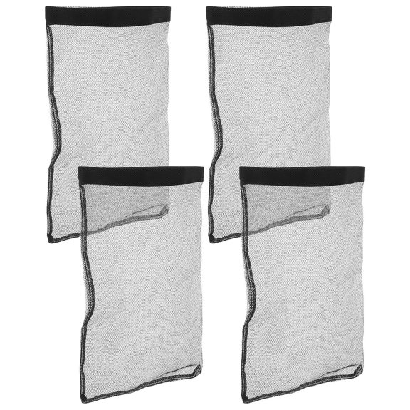 AURARMLET 4Pcs Breathable Black Lint Catcher Bags for Dryer Vent with Durable Polyester Material