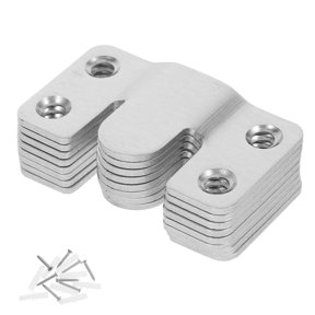 AURARMLET 4Pcs Durable Stainless Steel Picture Frame Hooks with Easy Installation