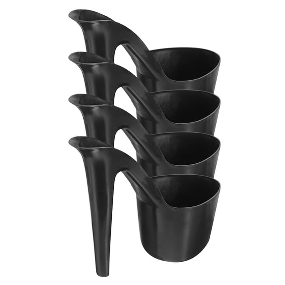 AURARMLET 4Pcs High Heel Shaped Planter Flowerpot Base Plastic Elegant Design for Decorators