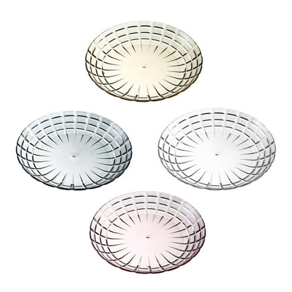 AURARMLET 4Pcs Large Fruit Plates Material Snack Dish for Home Office Bar KTV Restaurant